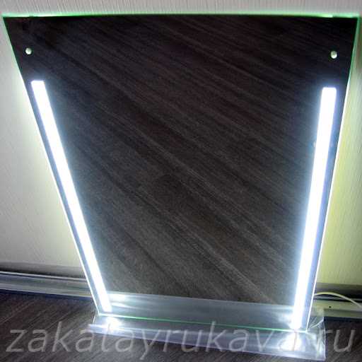 Инструкция по созданию самостоятельно зеркала с подсветкой &mdash; пошаговая схема мастер-класса, полезные советы и идеи!