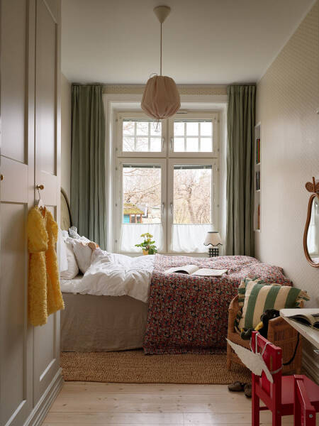 Уютный интерьер в бывшем магазине в Гетеборге (78 кв. м)