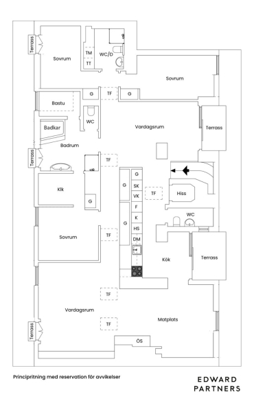 Элегантный современный интерьер лофта в Стокгольме