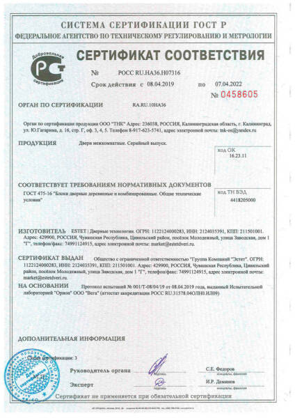 Отзывы о дверях Estet