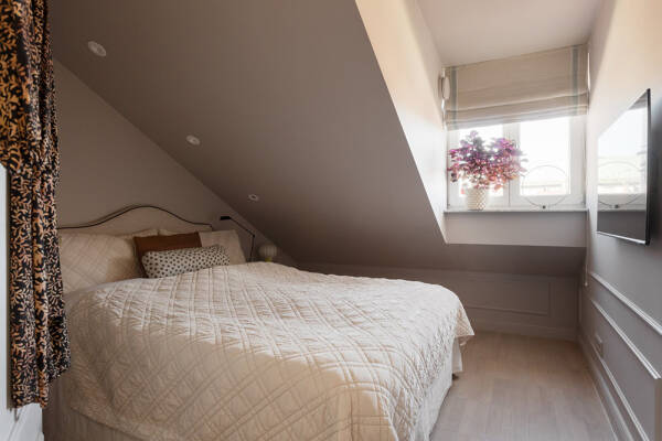 Элегантный современный интерьер лофта в Стокгольме