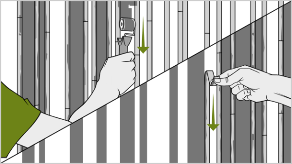 Рисуем полосы на стенах &mdash; декор стен