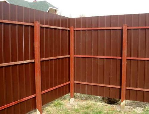 Виды оцинкованных заборов