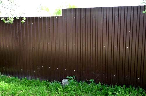 Гофролист для заборов