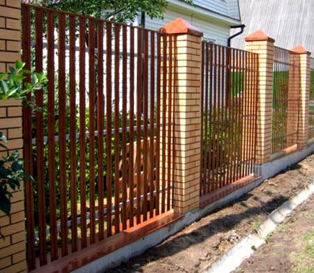 Заборы из вагонки