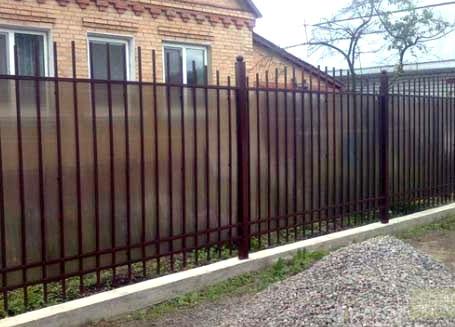 Строительство забора из арматуры