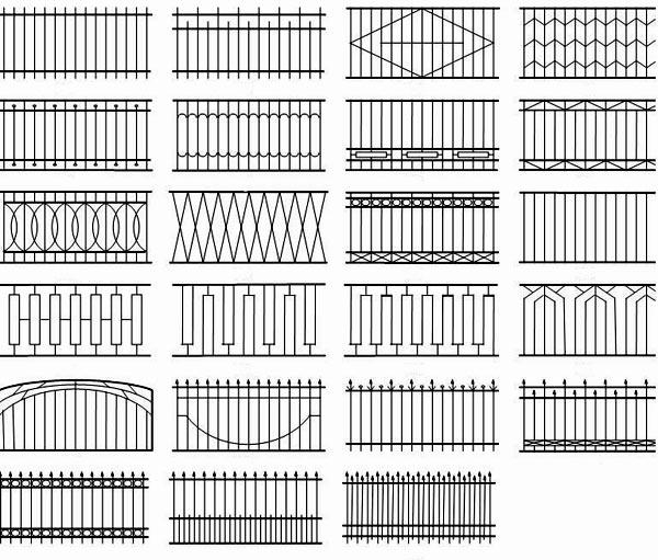 Монтаж забора из металлического прута