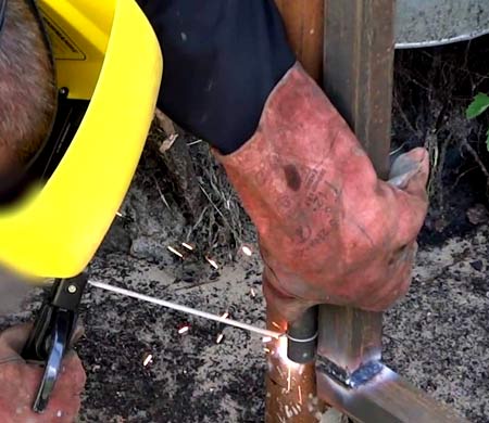 Сварка металлических заборов