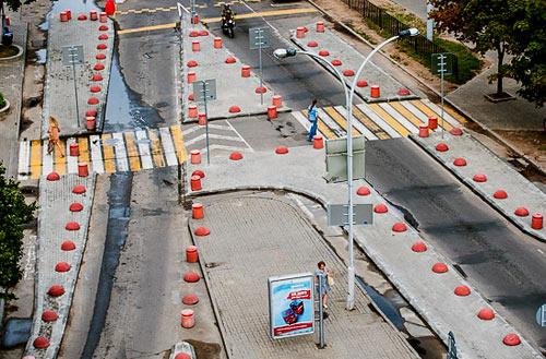 Бетонные дорожные ограждения