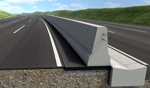Бетонные дорожные ограждения