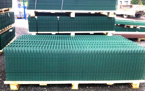 Установка забора из сетки гиттер