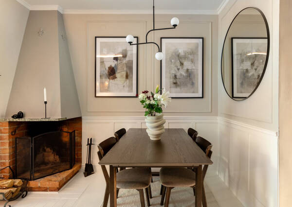 Стильная небольшая квартира в Стокгольме с уютными современными интерьерами (64 кв. м)