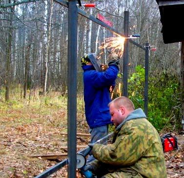 Сварка металлических заборов
