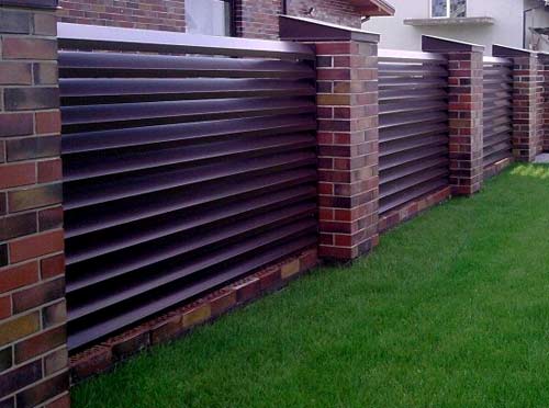 Забор-жалюзи &mdash; веяние нового времени