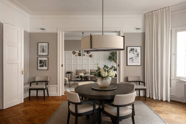 Строгая и стильная современная классика в Стокгольме