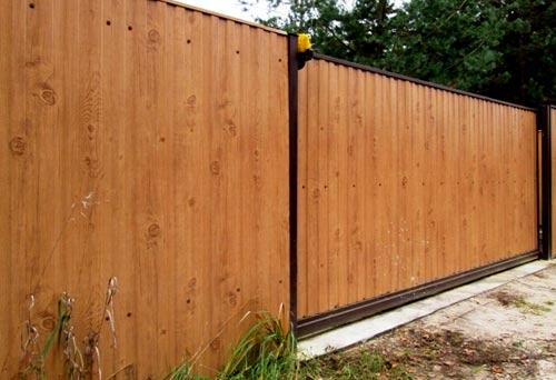 Заборы из сайдинга
