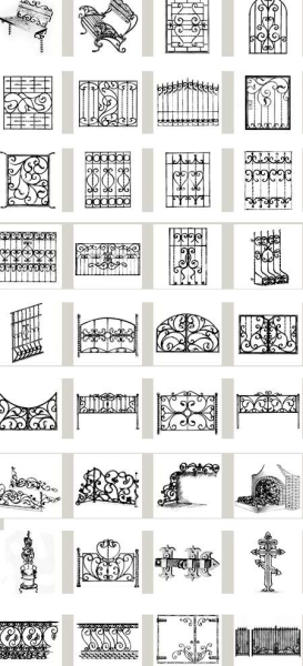 Металлические заборы и ограждения