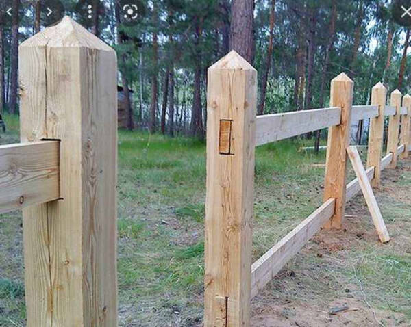 Виды столбов для забора