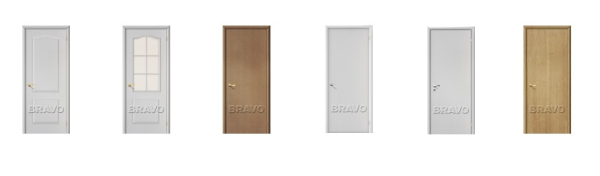 Ассортимент и характеристики дверей Браво