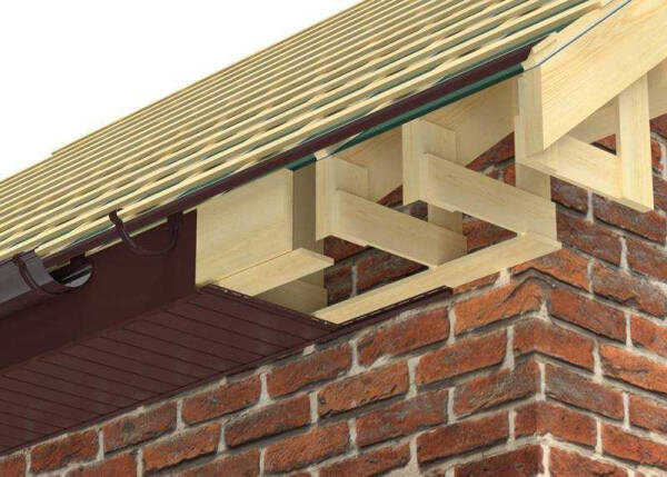 Подробное руководство по выполнению подшивки односкатной крыши