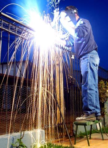 Сварка металлических заборов